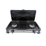 Fornello a Gas Ardes Odino AR1FG02 2 Fornelli GPL Nero