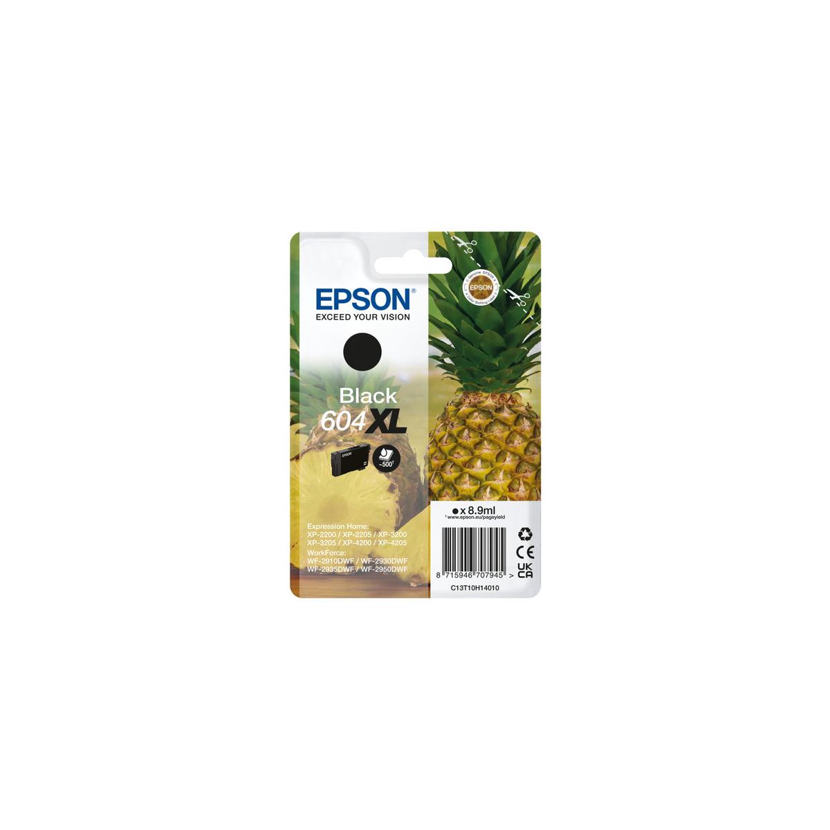 Epson 604XL cartuccia d'inchiostro 1 pz Originale Resa elevata (XL) Nero