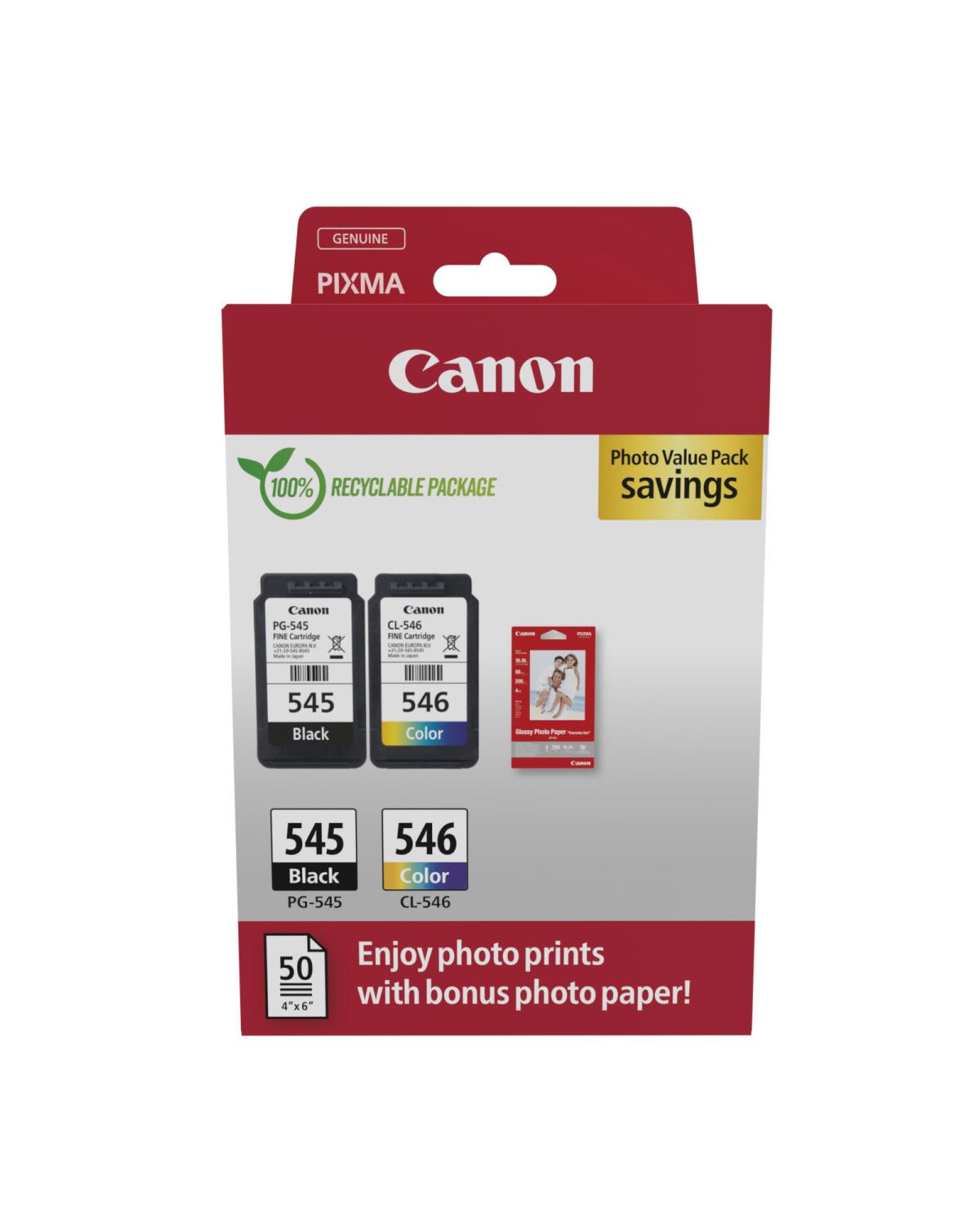Canon 8287B008 cartuccia d'inchiostro 2 pz Originale Nero, Ciano, Magenta, Giallo