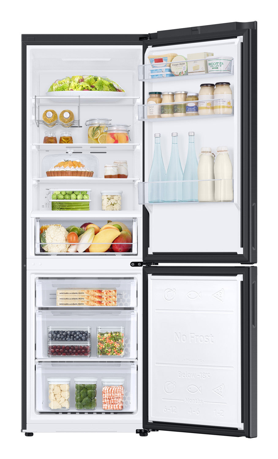 Samsung RB33B612EBN Frigorifero Libera installazione 344 L E Nero