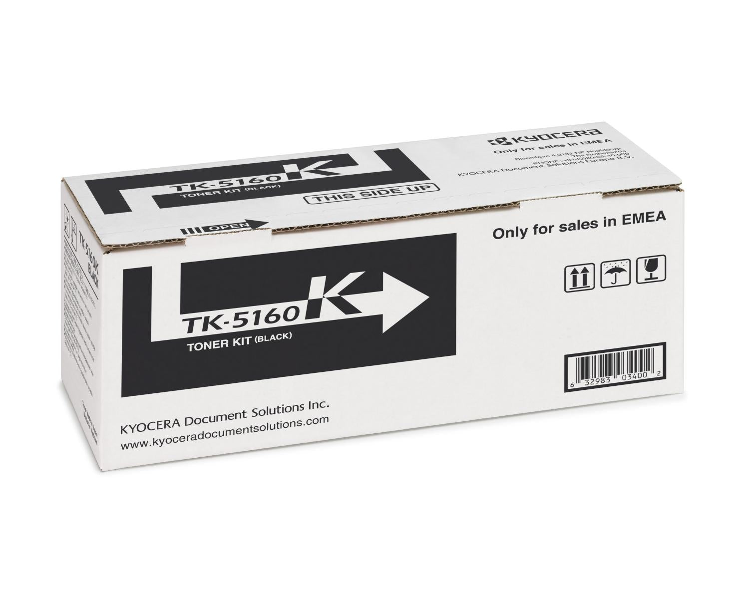 KYOCERA TK-5160K cartuccia toner 1 pz Originale Nero