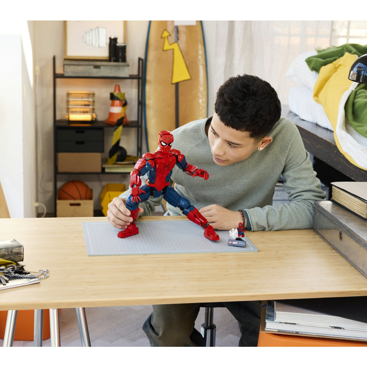 LEGO Marvel 76346 Personaggio Di Spider-Man Action Figure 813 Pezzi 36 Cm 12