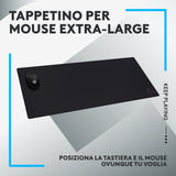 Tappetino Mouse da Gioco da Computer Logitech G 943 000778 G840 Nero