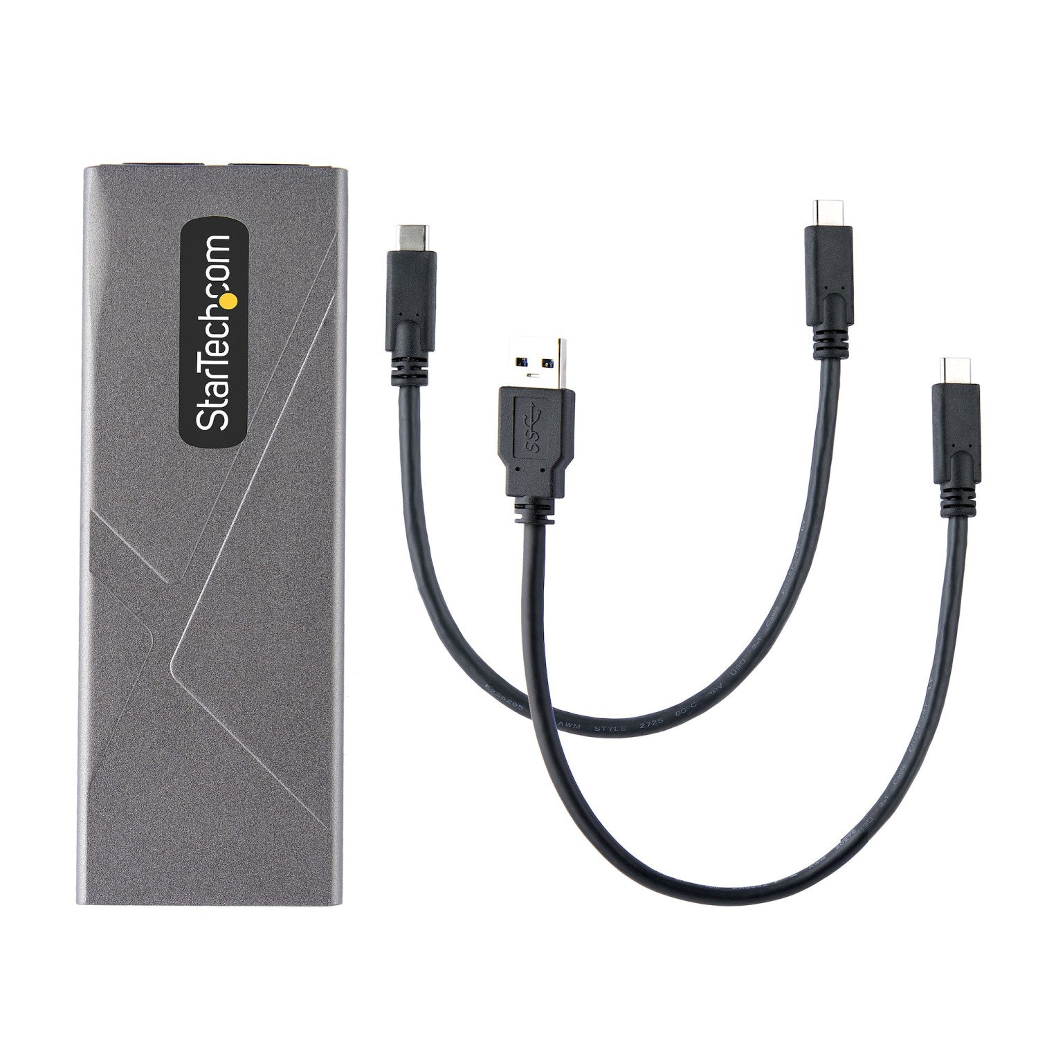 StarTech.com M2-USB-C-NVME-SATA contenitore di unità di archiviazione Box esterno SSD Grigio