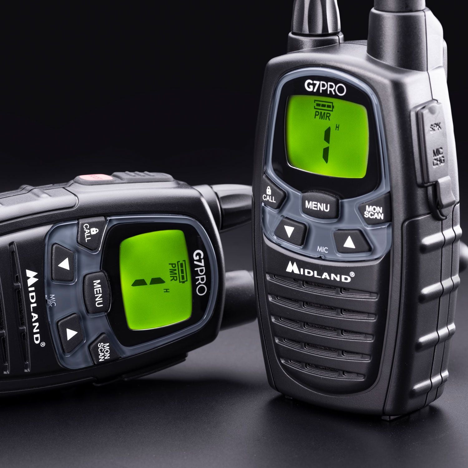 Midland G7 Pro Walkie Talkie ricetrasmittente 69 canali 446.00625 446.09375 MHz Nero