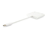 Equip 133461 replicatore di porte e docking station per laptop USB 3.2 Gen 1 (3.1 Gen 1) Type-C Bianco