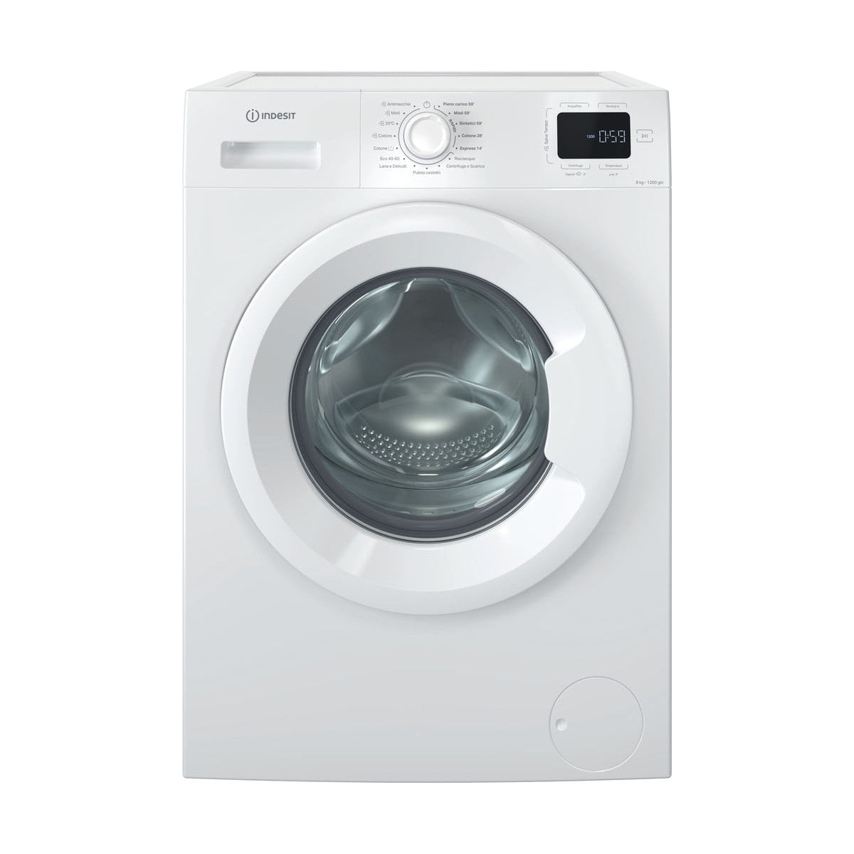 Indesit Lavatrice a libera installazione IM 862 MY TIME IT Bianco