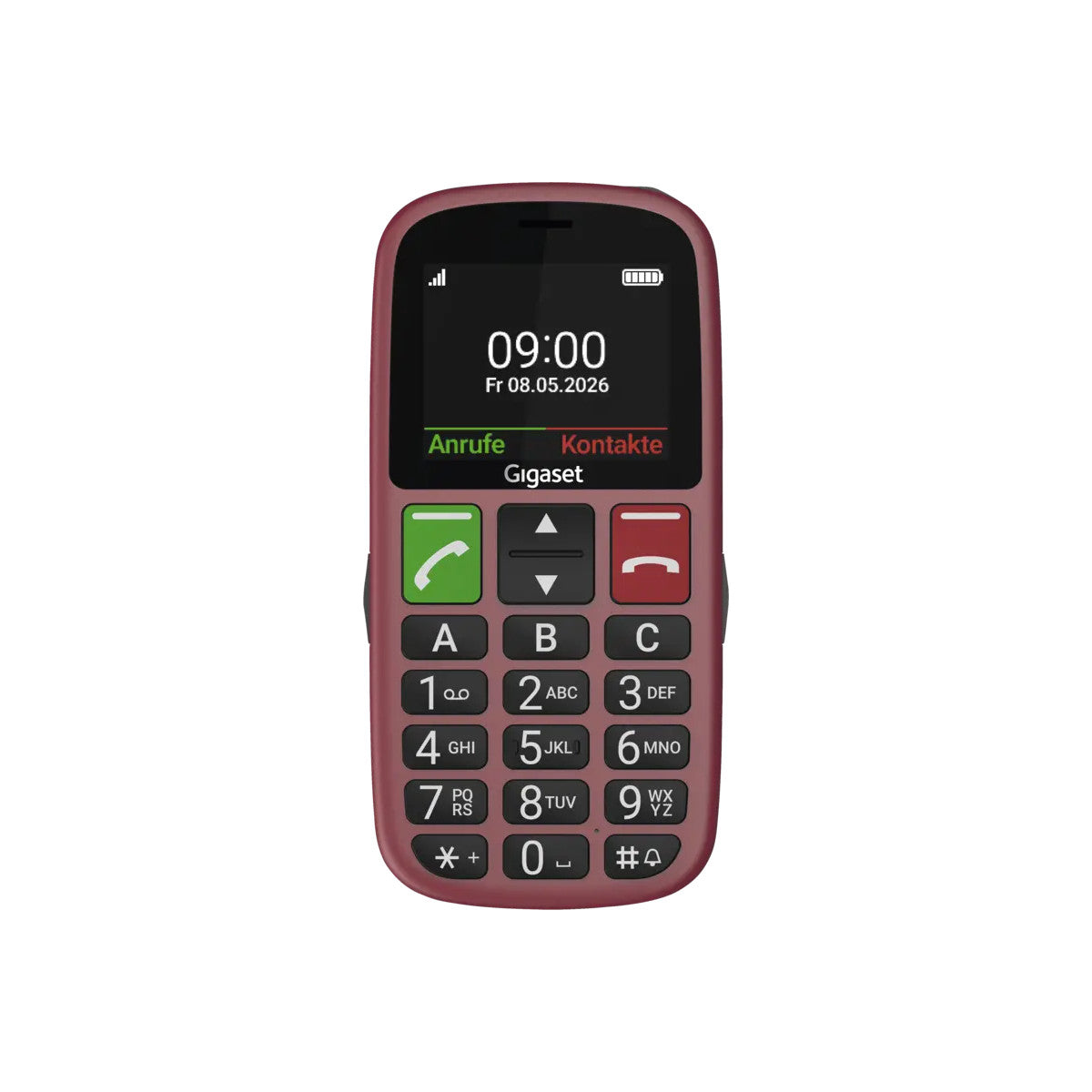 Gigaset GL30 5,59 cm (2.2") 106 g Rosso Telefono per anziani