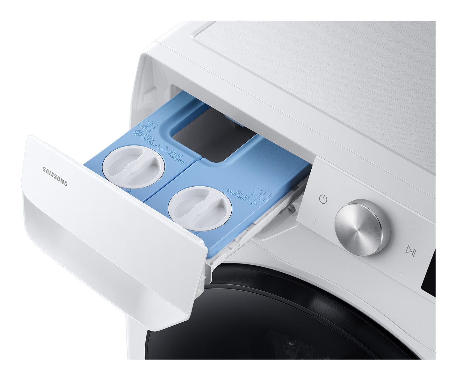 Samsung WD10HG6U94BEU3 lavasciuga Libera installazione Caricamento frontale Bianco