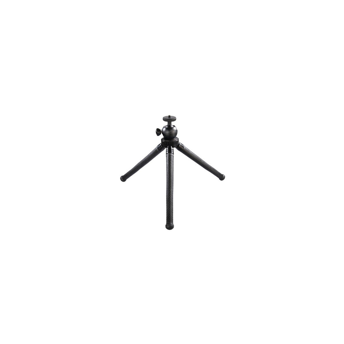 Hama Mini Treppiedi con gambe a snodo per Smartphone, Gopro e fotocamera, 27 cm, nero
