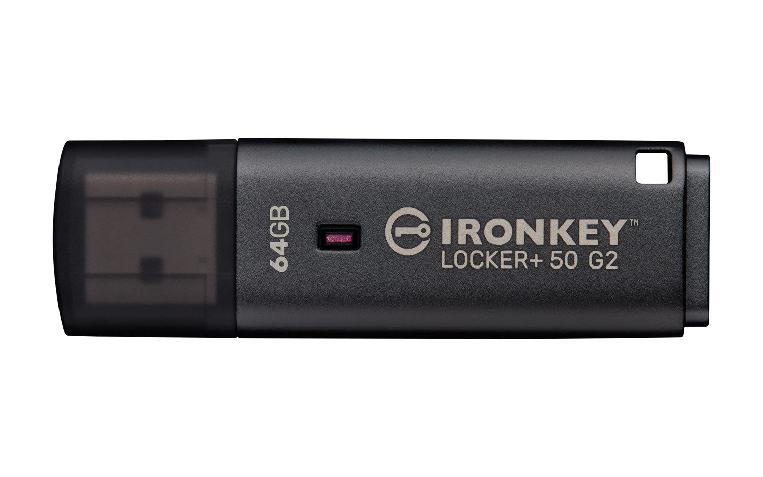 Kingston Technology IronKey 64GB Locker Plus 50 G2, FIPS 197, AES-256