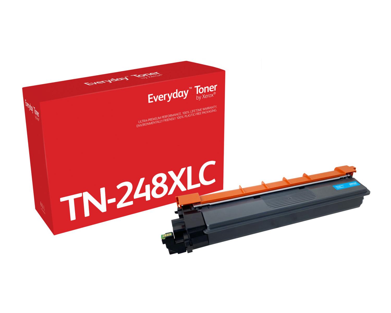 Everyday Toner di Xerox Ciano compatibile con Brother TN248XLC High capacity