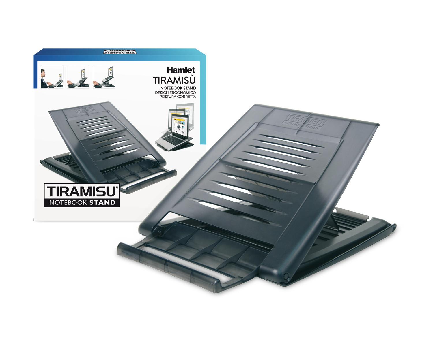 Hamlet XTMS100 Tiramisù Notebook stand Nero