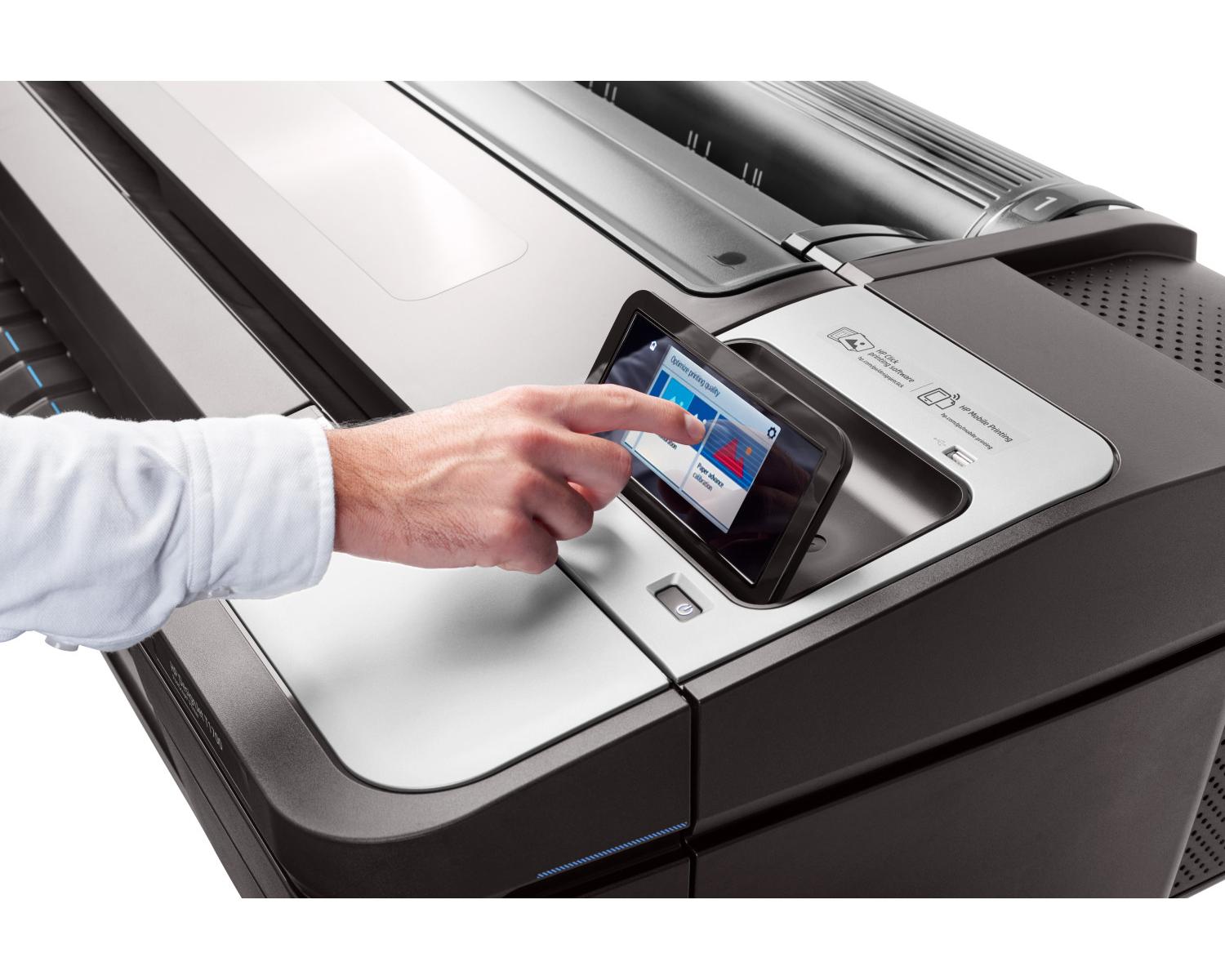 HP 1VD88A Designjet T1700dr 44 Stampante Grandi Formati Getto d'Inchiostro a Colori 2400x1200 DPI 1118x1676 mm Nero