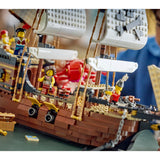 LEGO Creator 3in1 31387 Iconica Nave da Pirata, Giocattolo Trasformabile in Castello o in 2 Barche Gemelle, Regalo Bambini 9