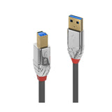 Lindy 36661 cavo USB USB 3.2 Gen 1 (3.1 Gen 1) 1 m USB A USB B Cromo, Grigio
