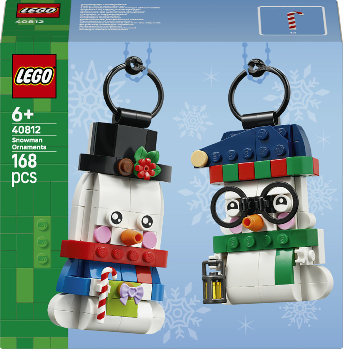 LEGO Iconic Pupazzi Di Neve Ornamentali 40812