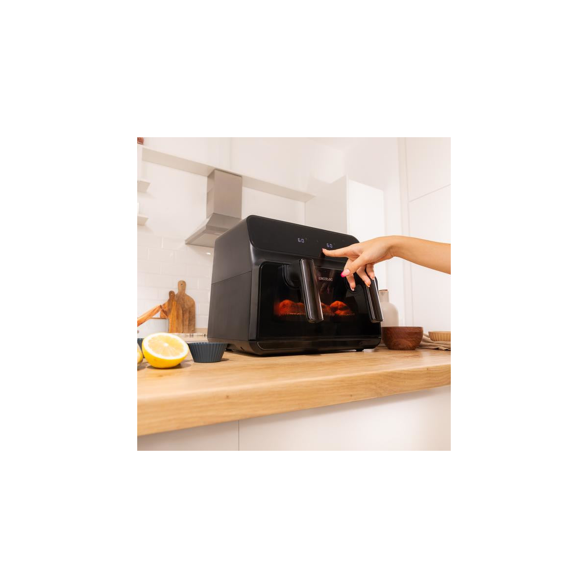 Cecotec 04986 friggitrice Singolo 9 L Indipendente 2850 W Friggitrice ad aria calda Nero