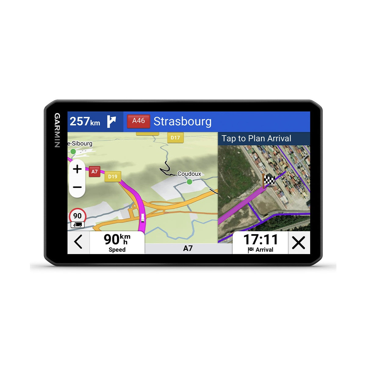 Garmin dēzl LGV720 navigatore Fisso 17,6 cm (6.95 pollici) TFT Touch screen 242 g Nero