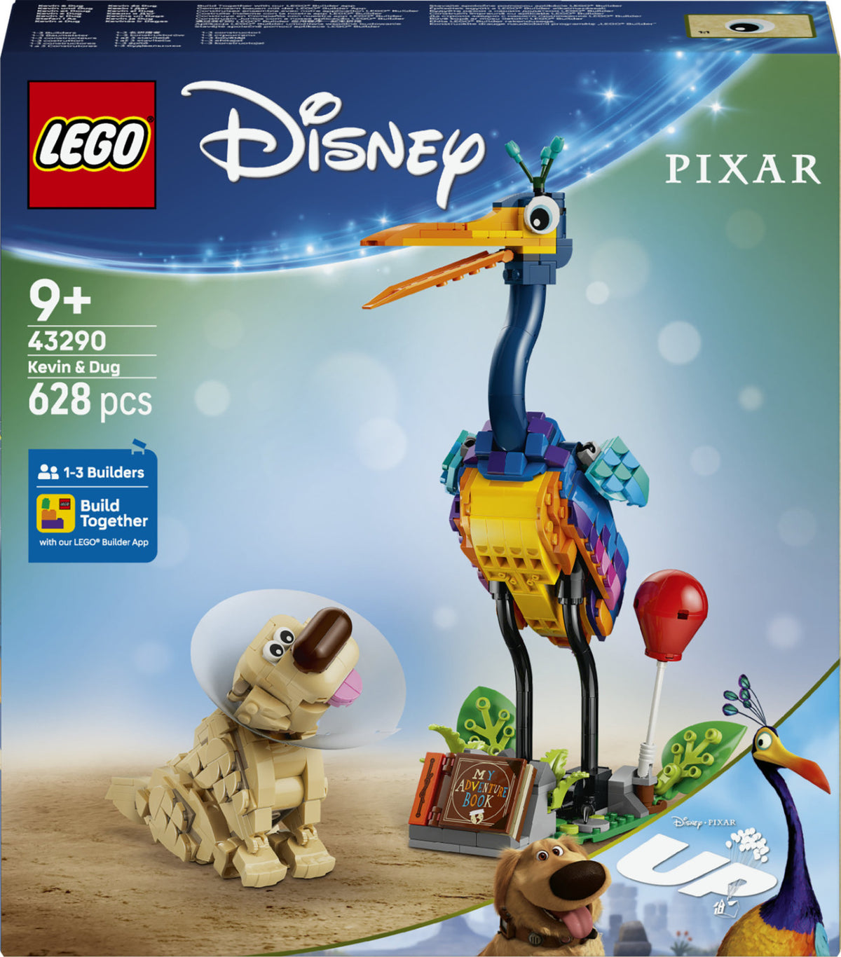 Set costruzioni LEGO 43290 DISNEY PIXAR Kevin e Dug
