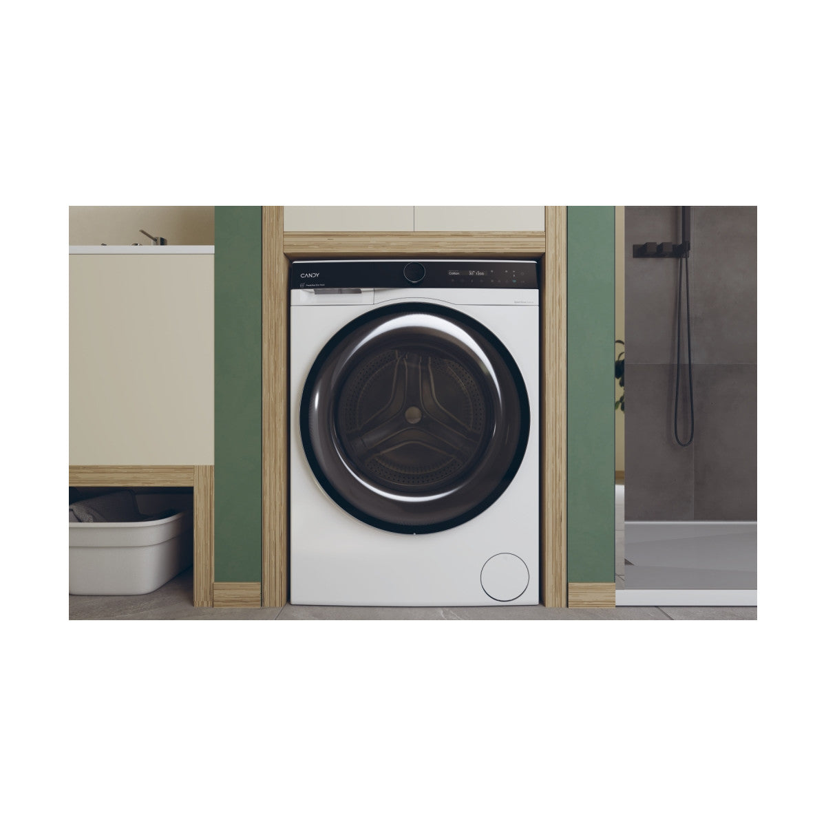 Candy BS 49SB8-S Lavatrice Caricamento frontale 9 kg 1400 Giri min Bianco