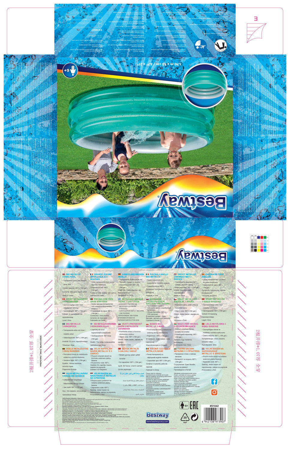 Bestway 51042 piscina per bambini Piscina gonfiabile