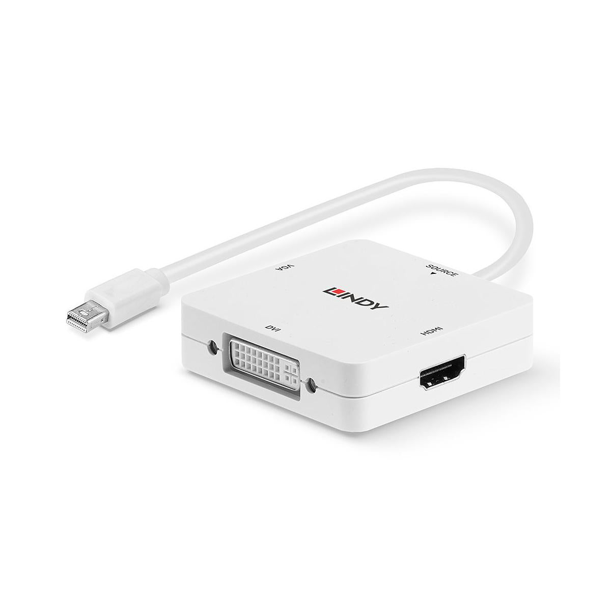 Lindy 41035 cavo e adattatore video 0,2 m Bianco