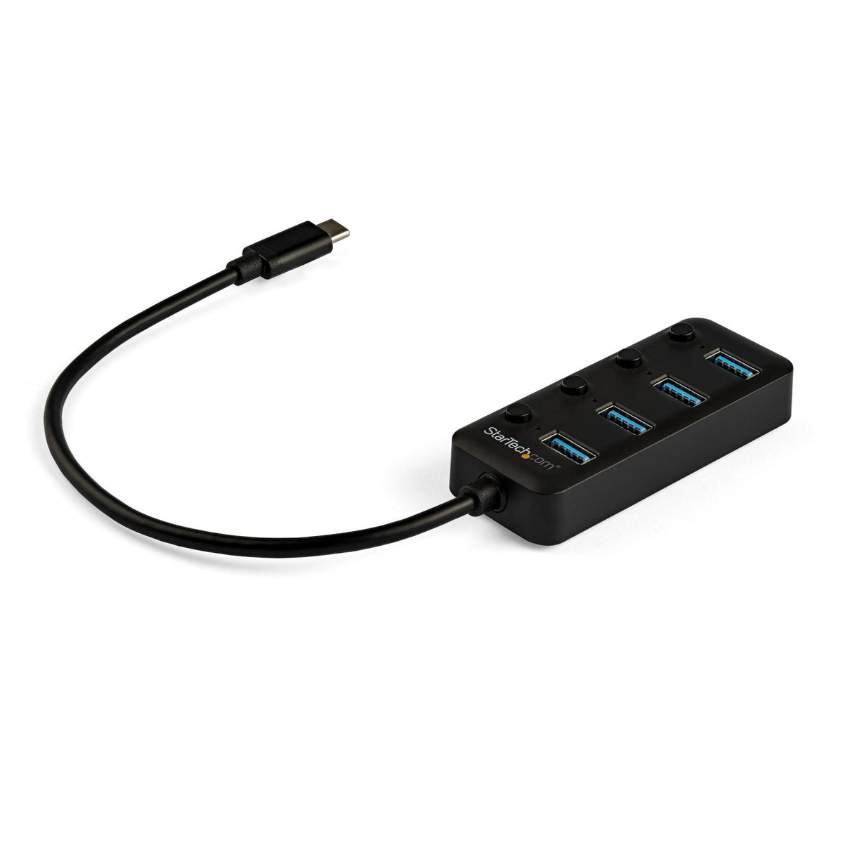 StarTech.com HB30C4AIB hub di interfaccia USB 3.2 Gen 1 (3.1 Gen 1) Type-C 5000 Mbit/s Nero