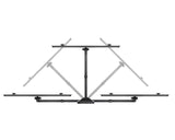 Meliconi EXTRA XDR200400 CG Supporto TV a Parete per Schermi da 65 Pollici Nero