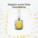 Nothing Headphone (A) Cuffie Wireless Over-Ear con Cancellazione Attiva del Rumore, 135H Autonomia, Hi-Res Audio, Bluetooth 5.4 Giallo
