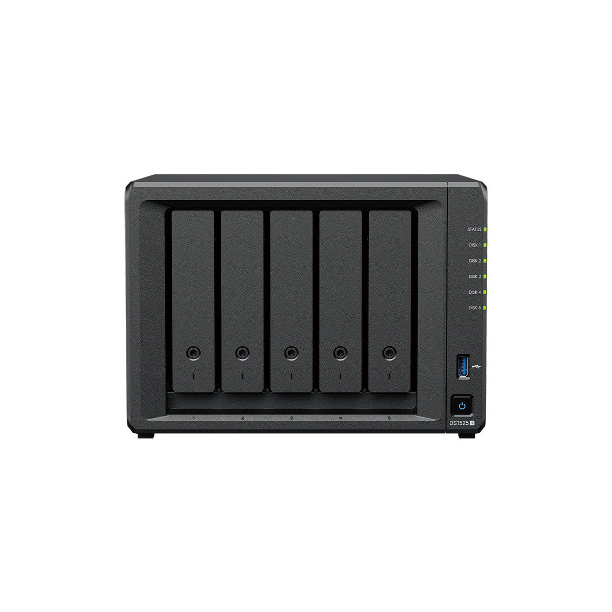 Synology DiskStation DS1525neo+ NAS Desktop AMD Ryzen V1500B 4 GB DDR4 0 TB Synology DSM Nero