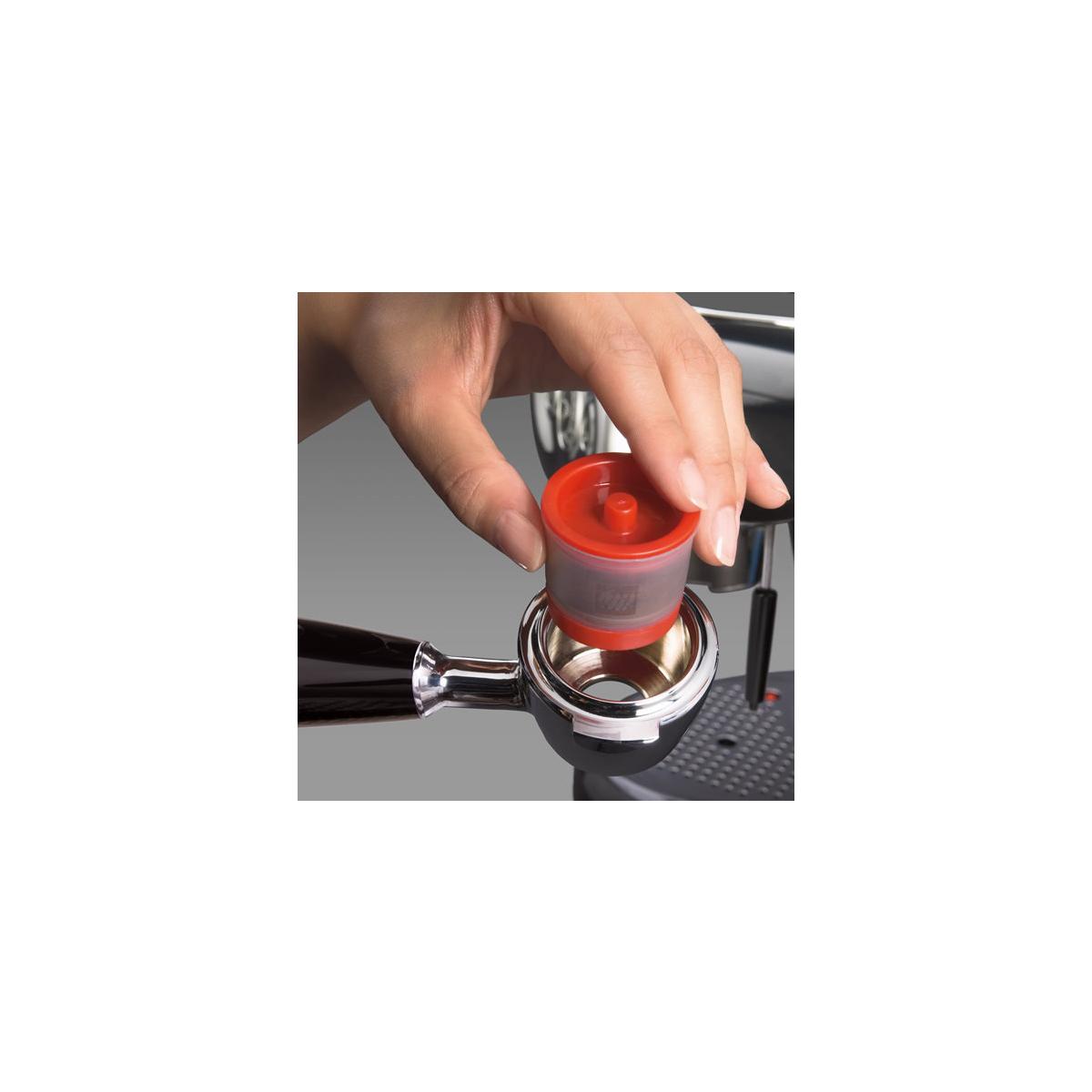 Macchina per Caffe' Francis e Francis X7.1 Manuale 1050 W 1 L Rosso Acciaio Inossidabile