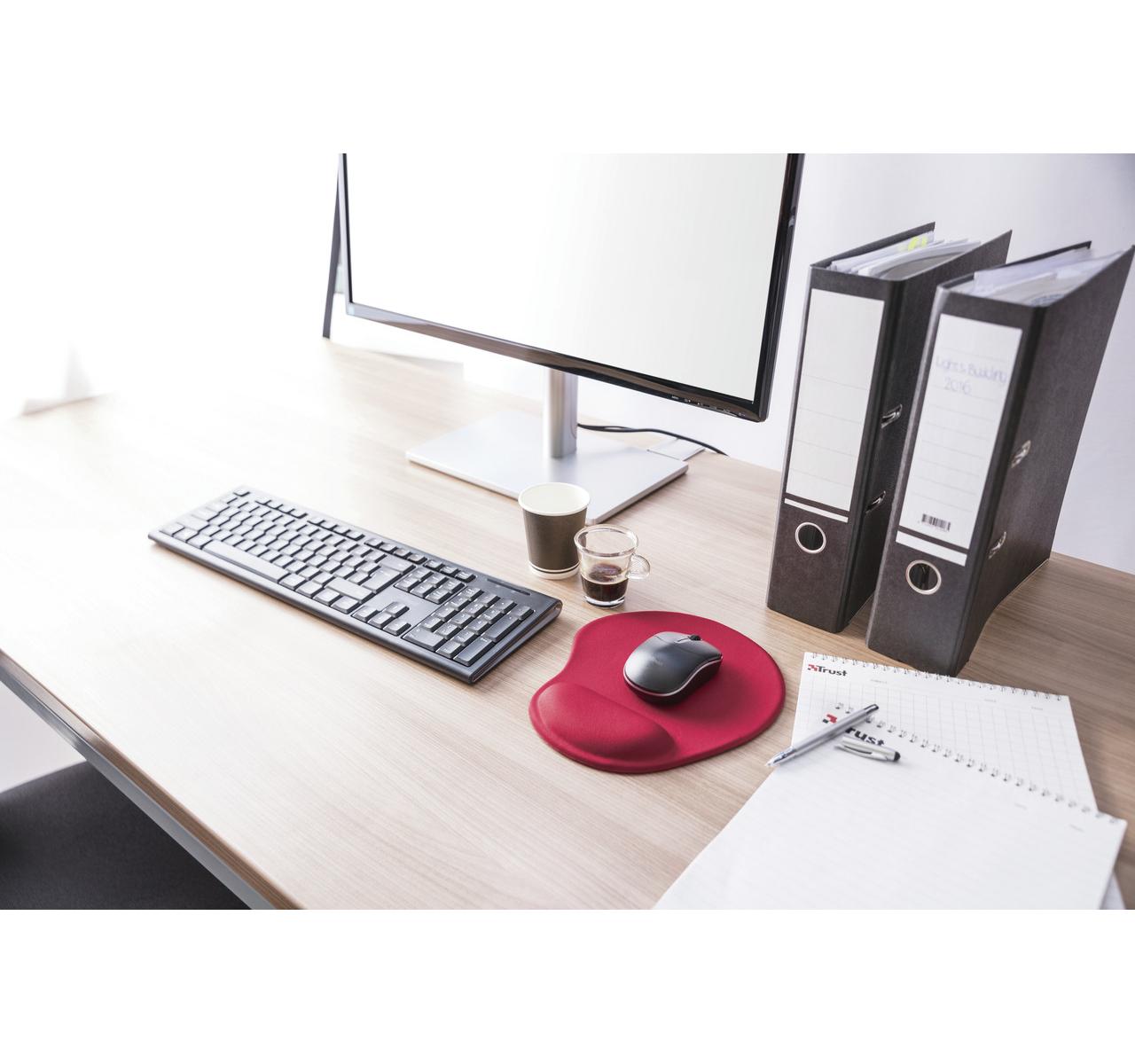 Trust 20429 tappetino per mouse Rosso