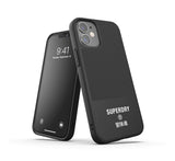 Superdry Cover Canvas per iPhone 12 Mini - Nero