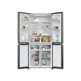Haier HCR3818ENMD frigorifero side-by-side Libera installazione 467 L E Grigio
