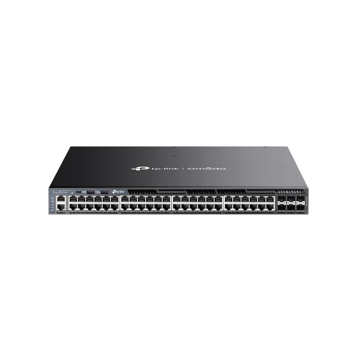 TP-Link Omada SG6654XHP Switch di Rete Gestito L3 Gigabit Ethernet Supporto Power over Ethernet 1U Nero