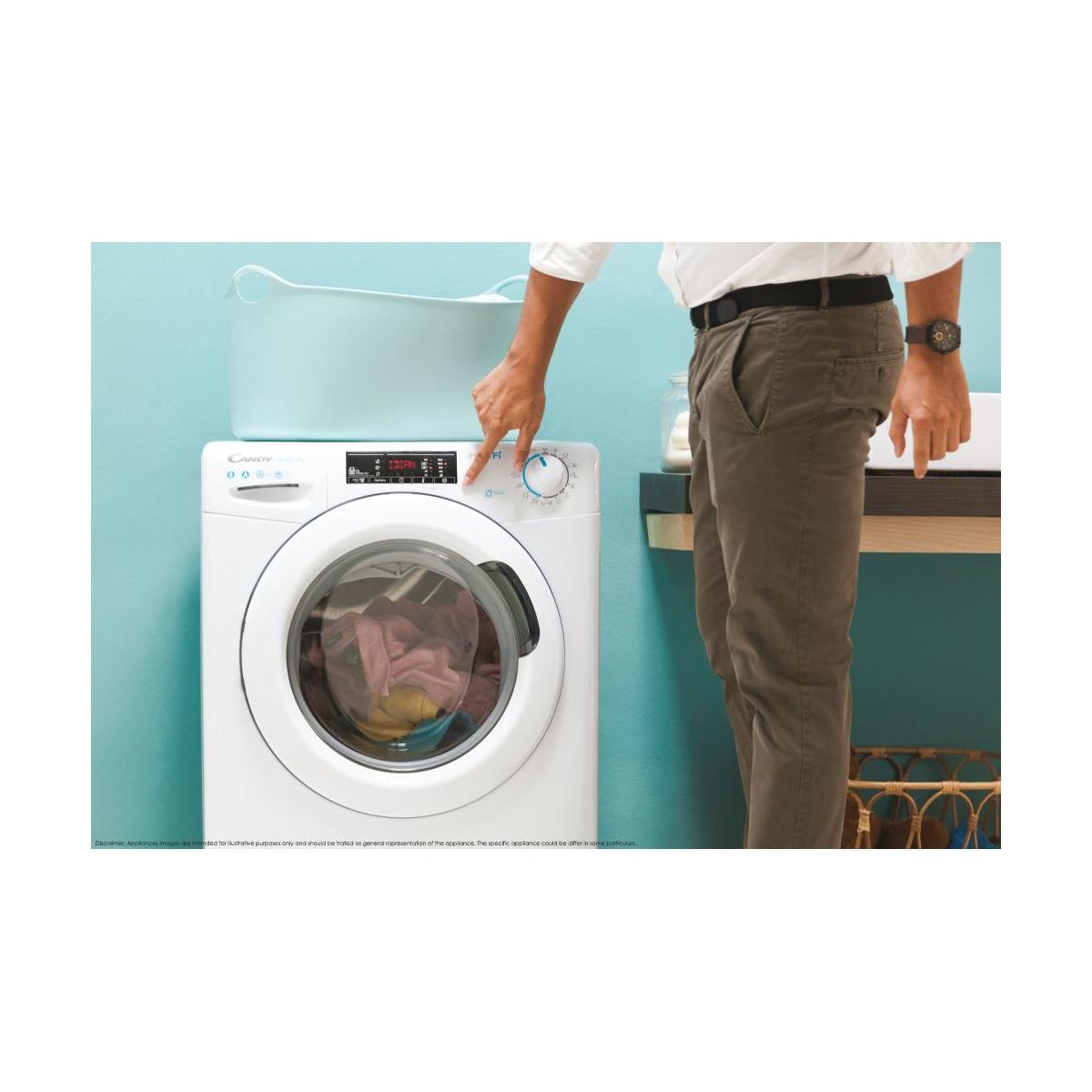Candy Smart Pro CSO44 1285TE/2-S Lavatrice Caricamento Frontale 8 kg D Bianco