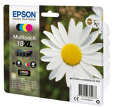 Epson T18164022 Daisy Multipack Margherita 4 Colori Cartuccia Inchiostro Claria Home 18XL