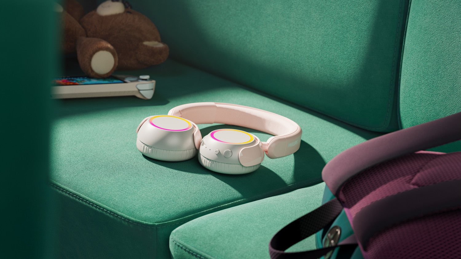 Philips TAK4200 Auricolare Con cavo e senza cavo A Padiglione Musica e Chiamate Bluetooth Rosa, Bianco