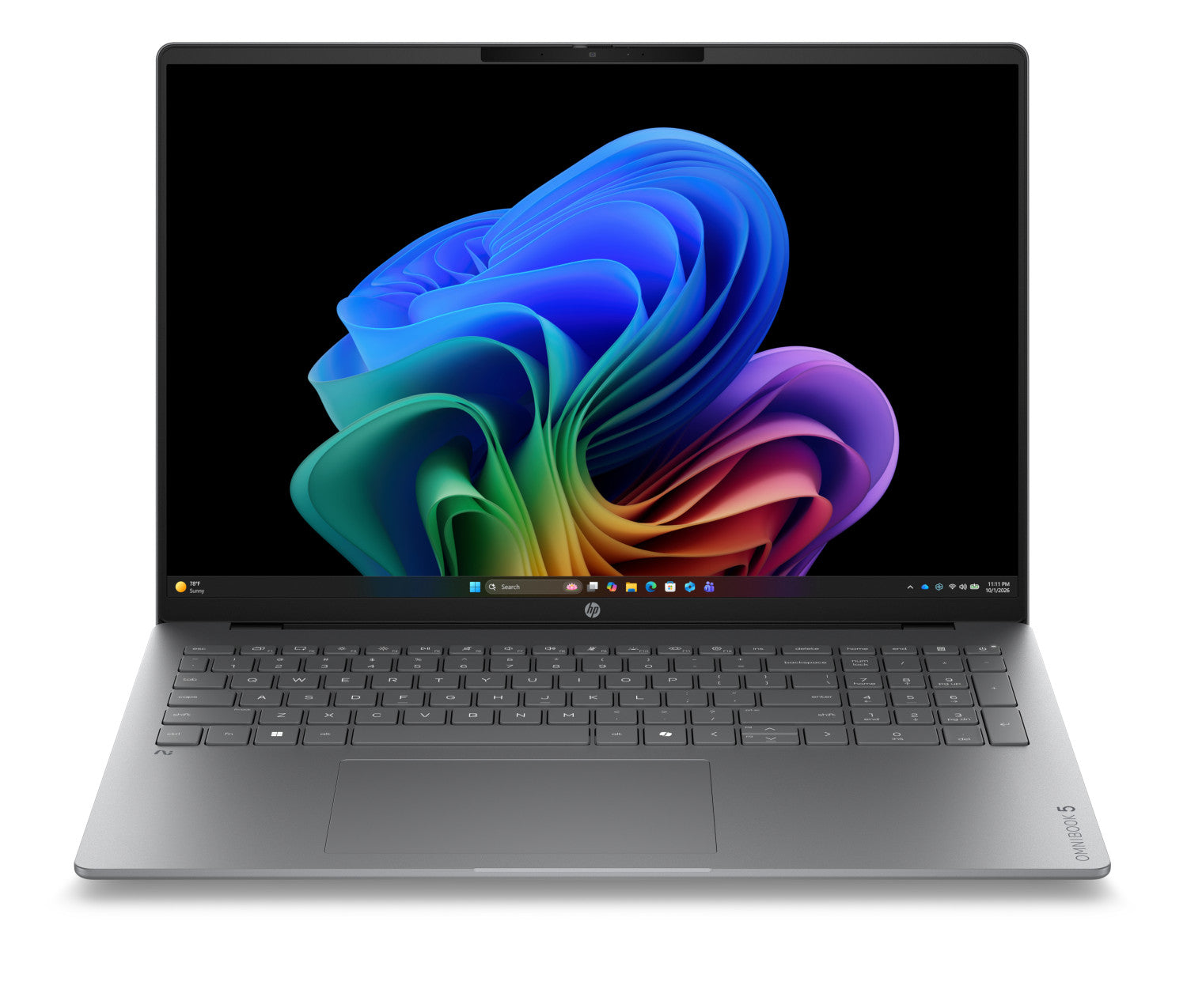 HP E0BL1EA laptop Copilot+ PC AMD Ryzen AI 7 445 Computer portatile 40,6 cm (16") 2K 16 GB LPDDR5x-SDRAM 1 TB SSD Wi-Fi 6 (802.11ax) Windows 11 Home Argento