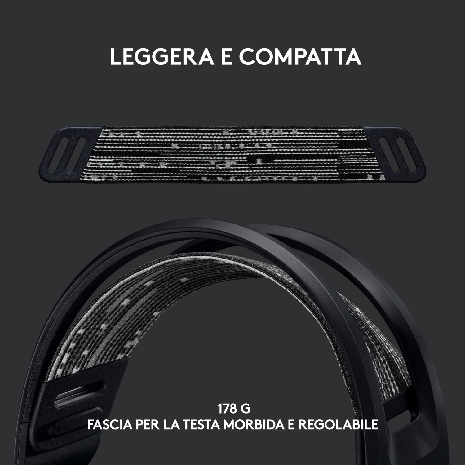 Logitech G733 Cuffia Padiglione Auricolare Nero