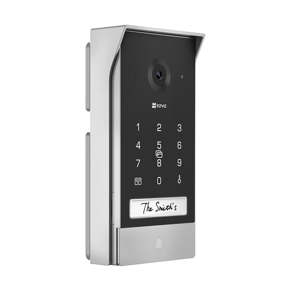 Ezviz EP7 Sistema per Video Citofono Monitor touch 7 Pollici Nero Argento