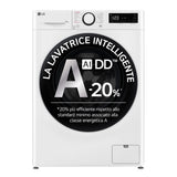 LG F4R3013NSWB Lavatrice 13kg AI DD, Classe A-20 , 1400 giri, Lavaggio a vapore