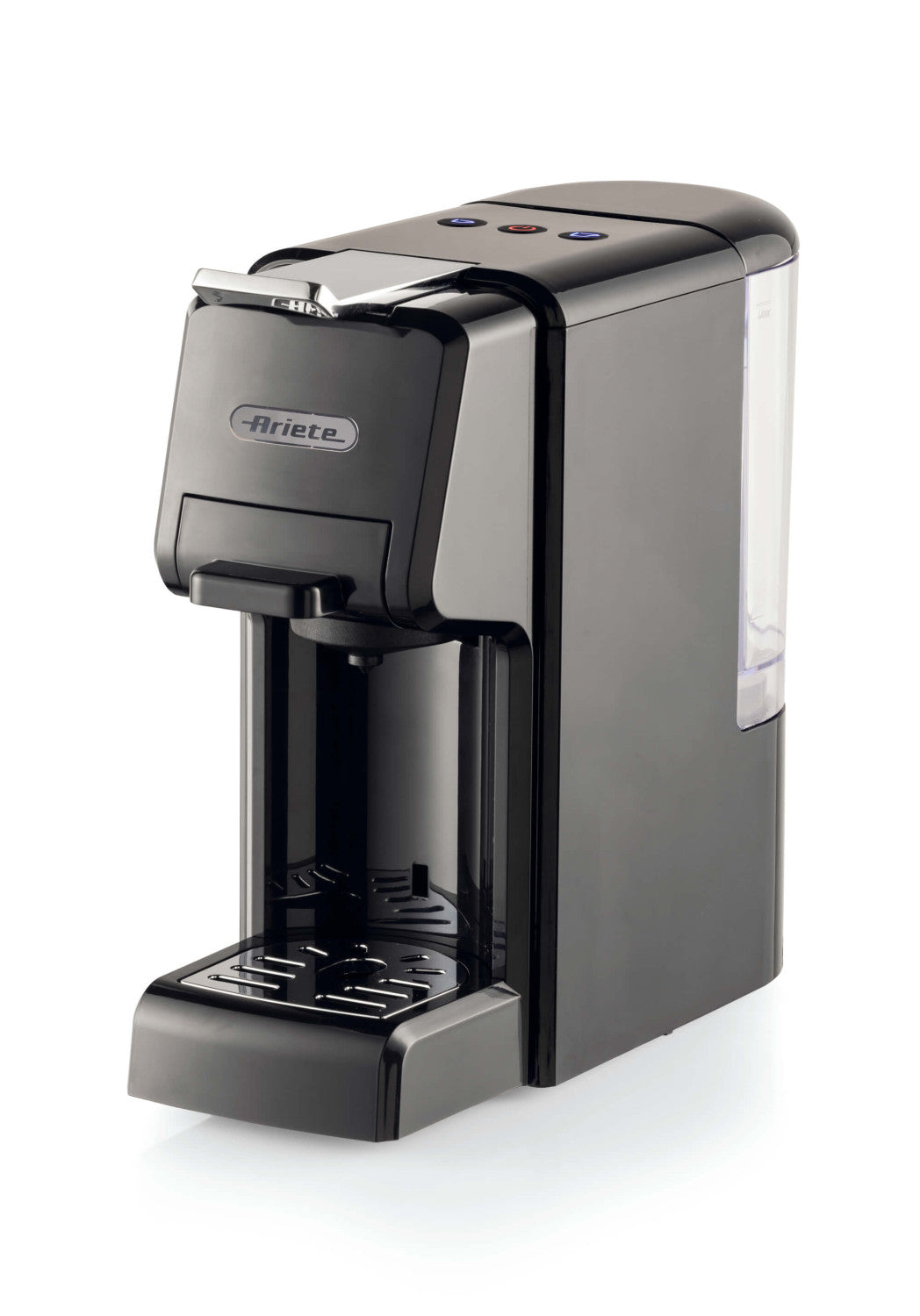 Ariete 1304/1 Macchina da caffè a cassetti, 1350W, Capacità serbatoio 0,7L, Pressione 19 bar, 2 tipologie di caffè, Capsule Nespresso e Dolcegusto , Cialde e Polvere, Nero