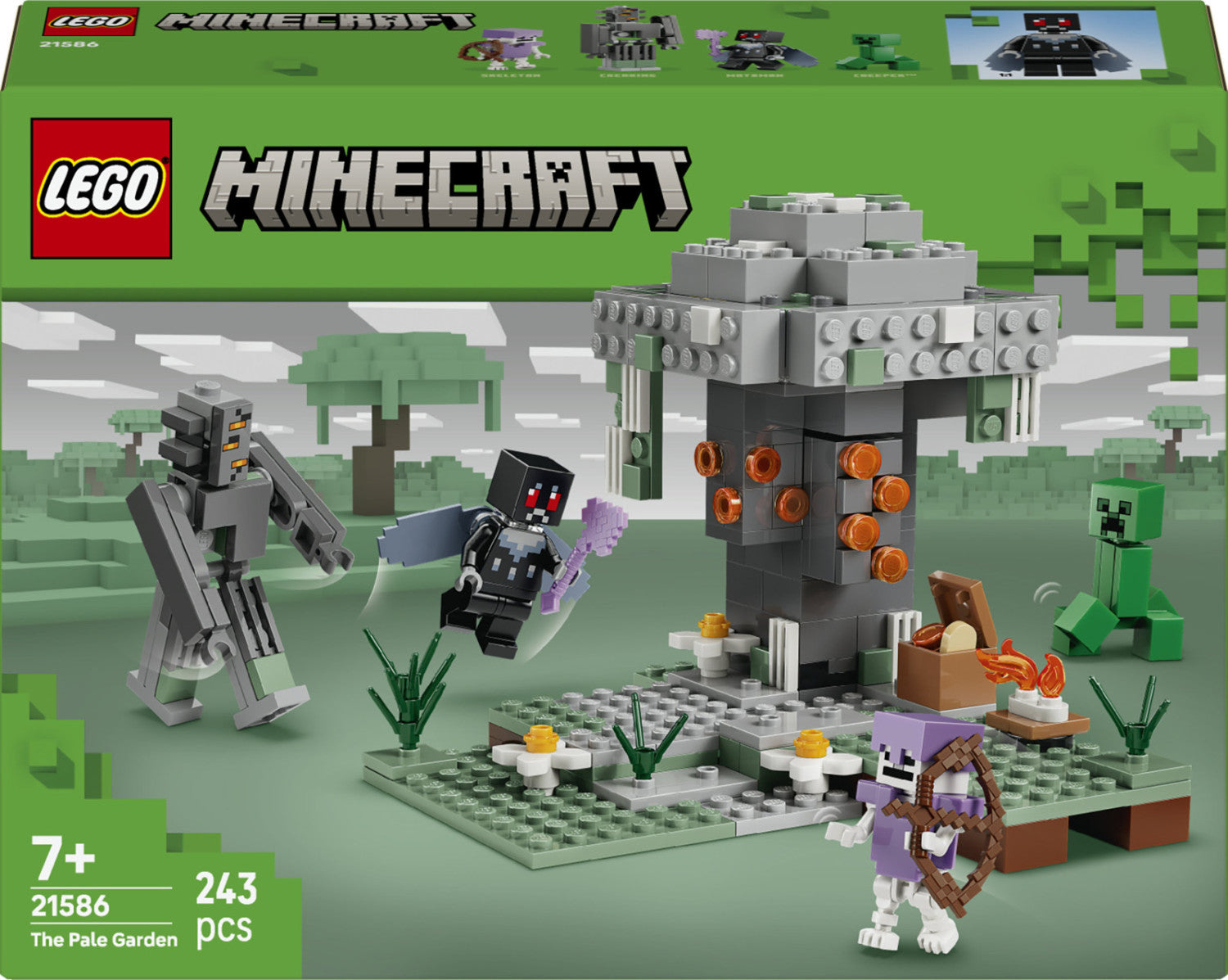 LEGO Minecraft Giardino Pallido 21586 Set da Costruzione 243 Pezzi per Bambini 7 Anni