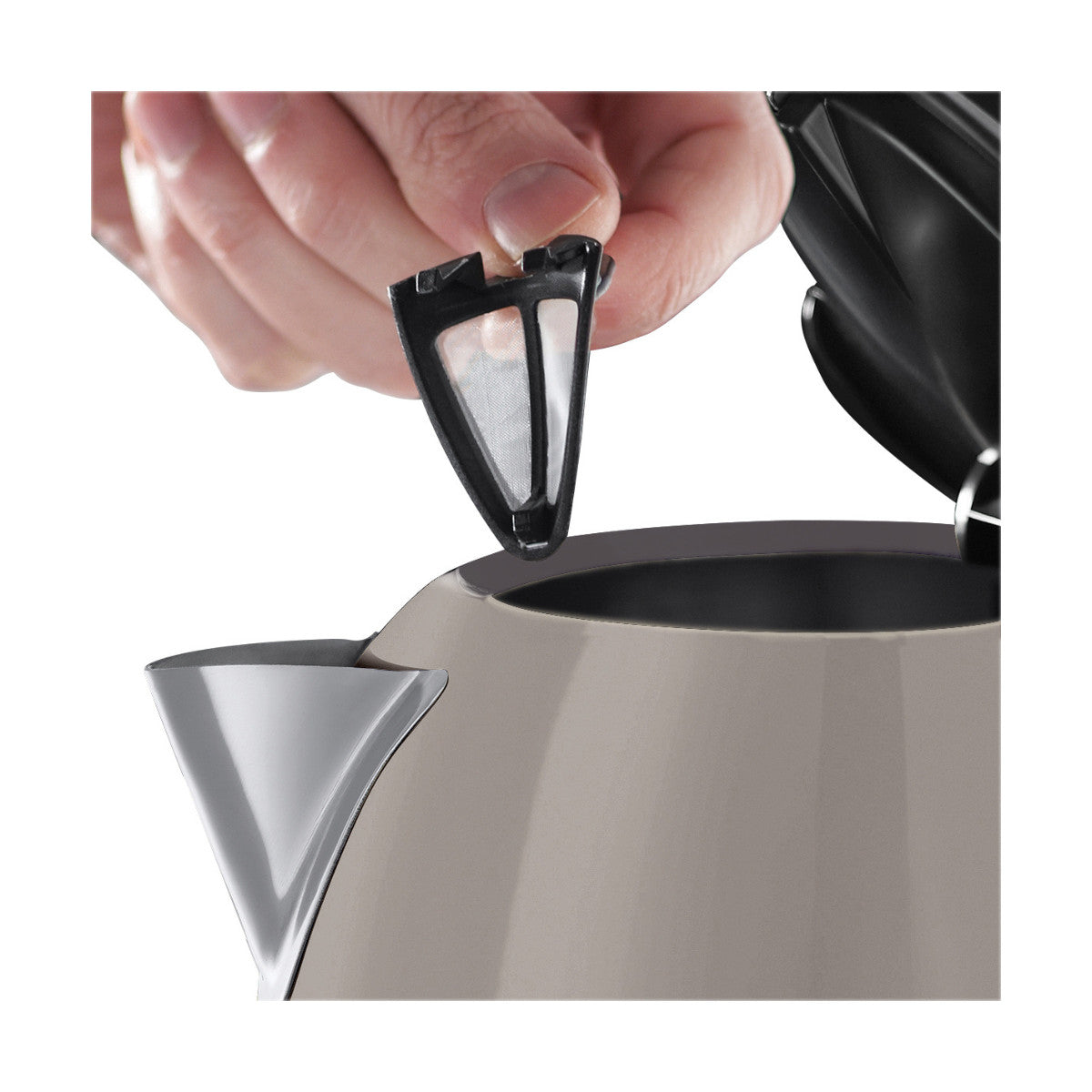 Russell Hobbs 28511-70 bollitore elettrico 1,7 L 2400 W Nero, Crema