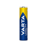 Varta Longlife Batteria monouso Mini Stilo AAA Alcalino 12pz