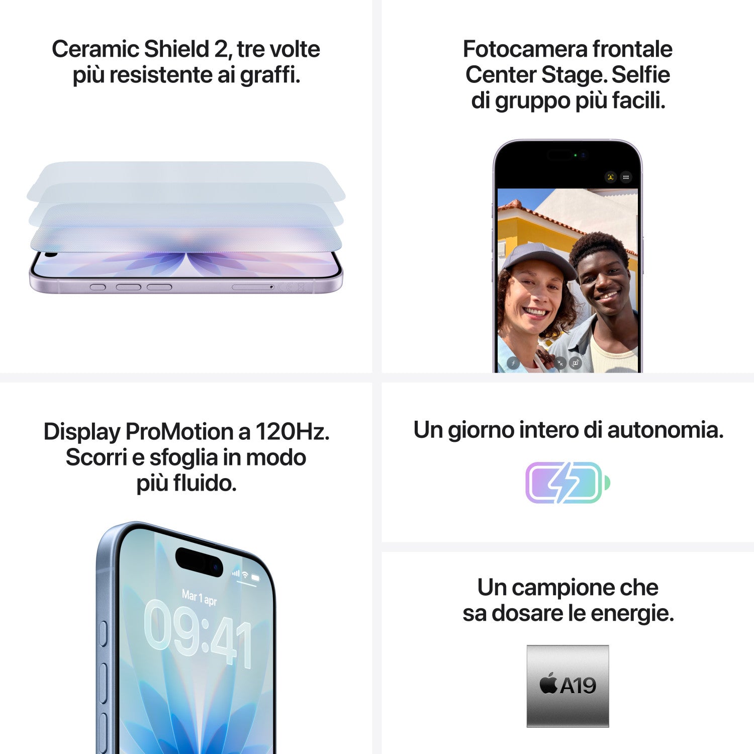 Apple iPhone 17 256GB smartphone Bianco