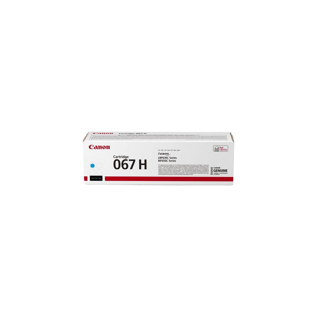 Canon 067H cartuccia toner 1 pz Originale Ciano