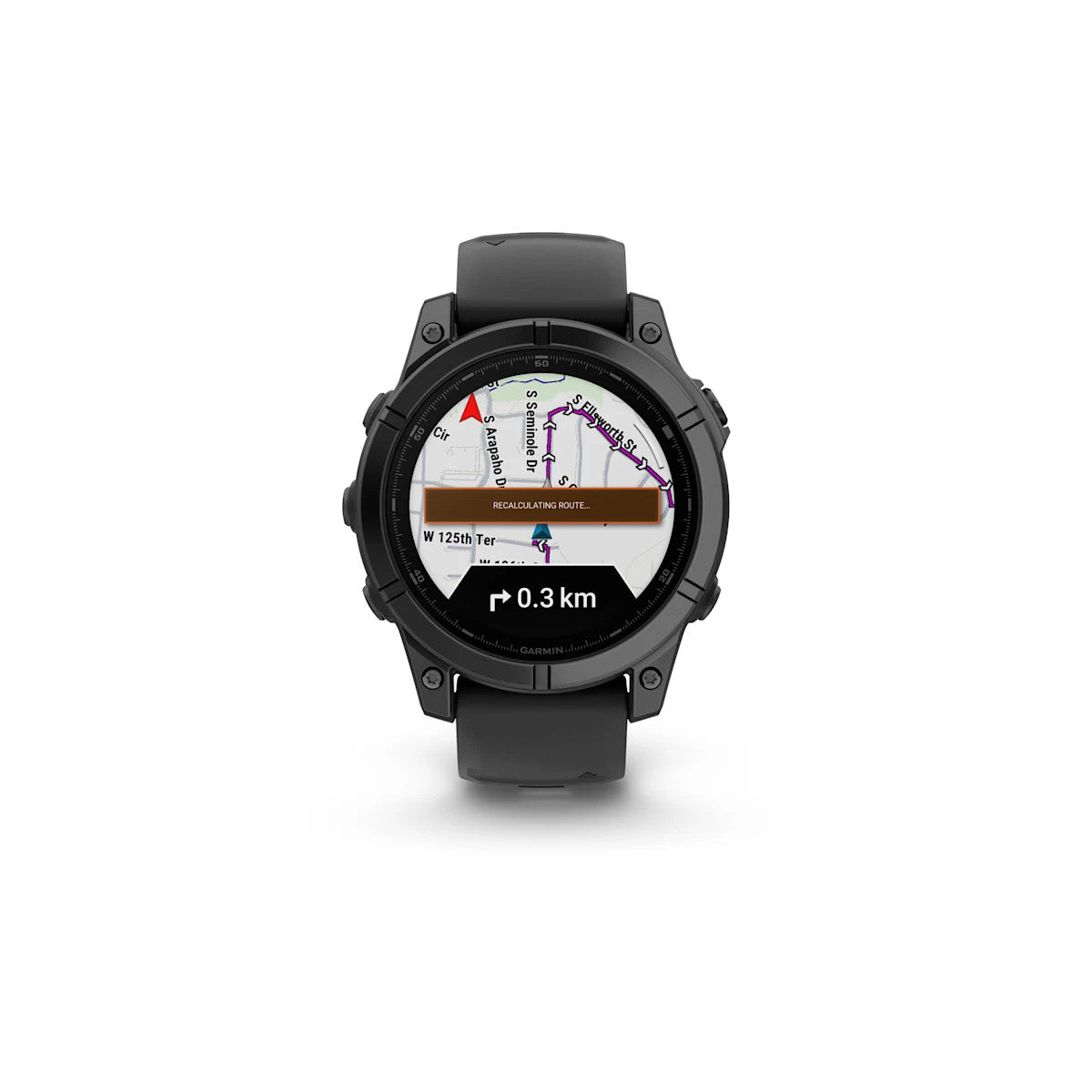 Garmin Fenix E 3,3 cm (1.3") AMOLED 47 mm Digitale 416 x 416 Pixel Touch screen Nero Wi-Fi GPS (satellitare)